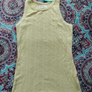 NWT Yellow Lime Racerback Tank Size Medium